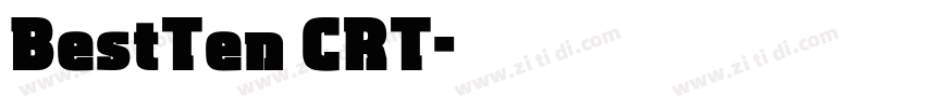 BestTen CRT字体转换